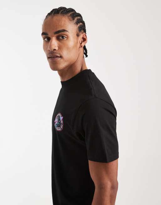 Santa Cruz - Natas - T-shirt con stampa con pantera nera, 4 di 5