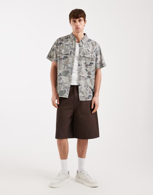 Santa Cruz - Nico - Camicia a maniche corte mimetica slavata, 2 di 5