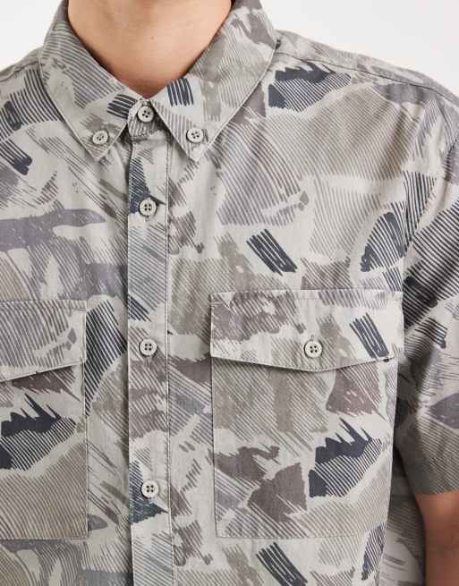 Santa Cruz - Nico - Camicia a maniche corte mimetica slavata, 5 di 5