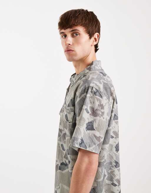 Santa Cruz nico short sleeve shirt in washed camo, 4 of 5