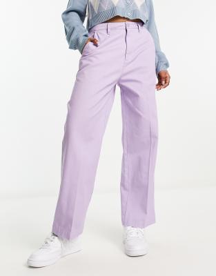 Santa Cruz nola chinos in lilac | ASOS