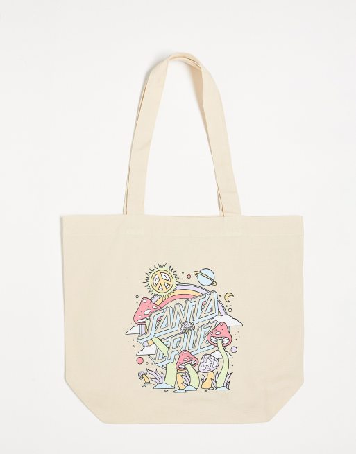 Santa Cruz once upon a dot tote bag in canvas | ASOS