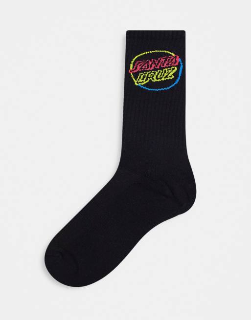 Santa Cruz - Opus - Chaussettes à logo coloré - Noir