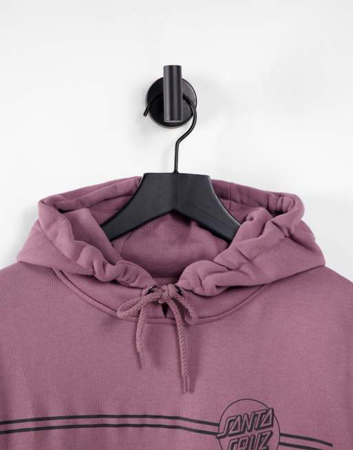 Santa Cruz opus dot backprint hoodie in pink ASOS