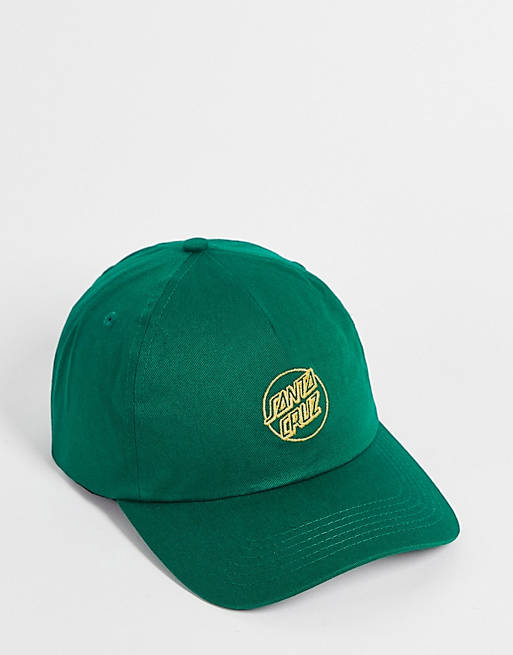 Accessories Caps & Hats/Santa Cruz opus dot cap in green 