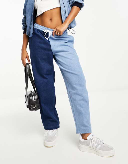 Santa Cruz – Opus Dot – Tvåfärgade jeans med ballongben