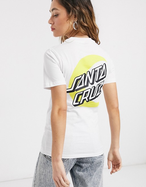 Santa Cruz Organic Moon Dot t-shirt in white