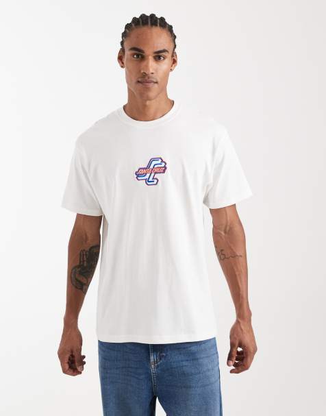 Santa Cruz – Outer Front – Vit t-shirt med tryck framtill - view 1