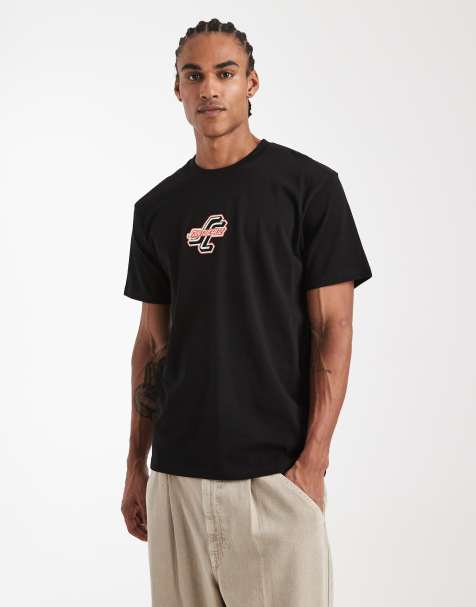 Santa Cruz outer front graphic t-shirt in black