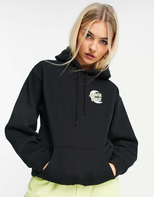 Santa Cruz Oversize Kapuzenpullover mit kontrastierendem Ruckenprint ASOS