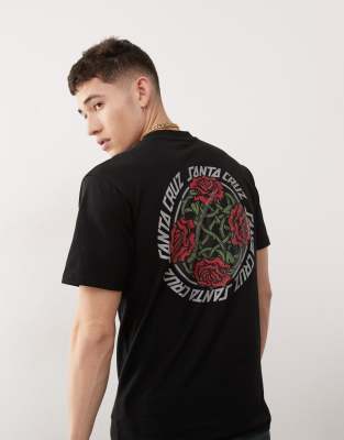 Santa Cruz Santa Cruz oversized back print t-shirt in black