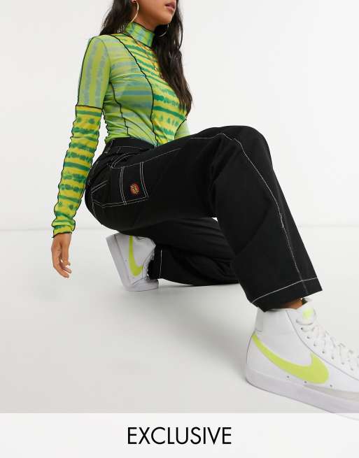 Santa Cruz - Pantaloni stile skater neri - In esclusiva per ASOS