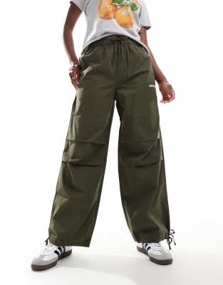 Santa Cruz parachute cargo trousers in green