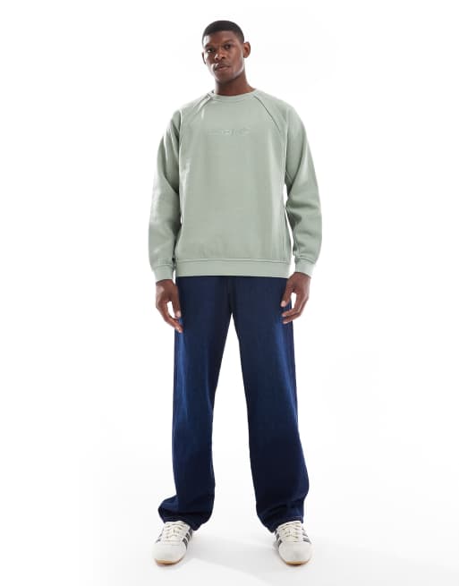 Santa Cruz – Pigmentgefärbtes Regular-Fit-Sweatshirt in Grün mit Logo, 2 von 5