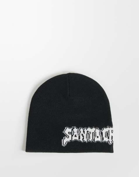 Santa Cruz punk strip logo beanie in black - view 1