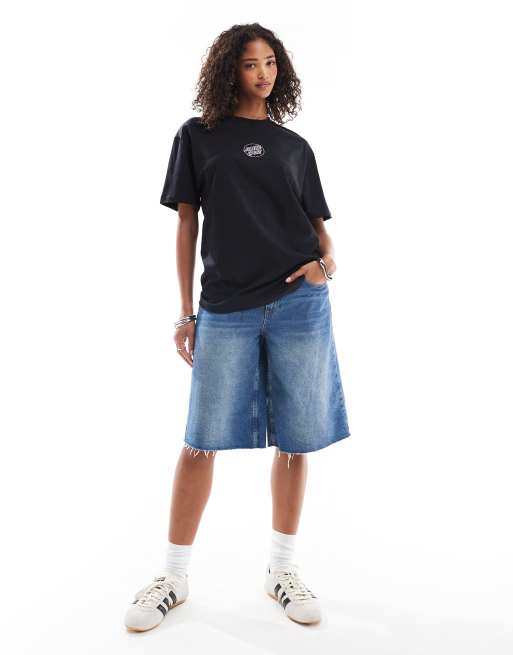 Santa Cruz relaxed back print logo t-shirt in black, 2 of 4