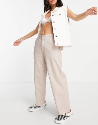 Santa Cruz relaxed chino trousers in sand - ASOS Price Checker