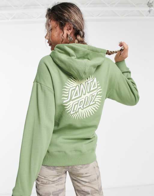 Green santa clearance cruz hoodie