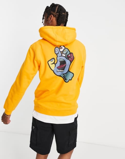Santa Cruz – Screaming Hand – Kapuzenpullover in Mango