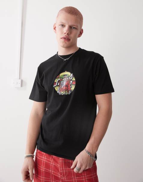Santa Cruz - Skelention - T-shirt met grafische print in zwart - view 1