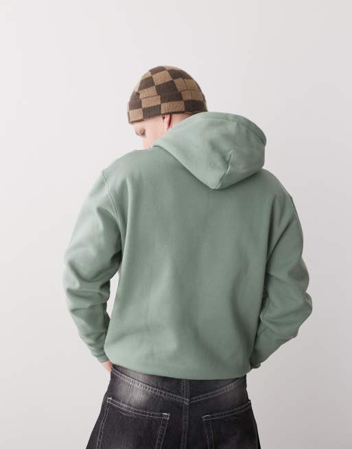 Santa Cruz small logo hoodie in pale green, 3 of 4