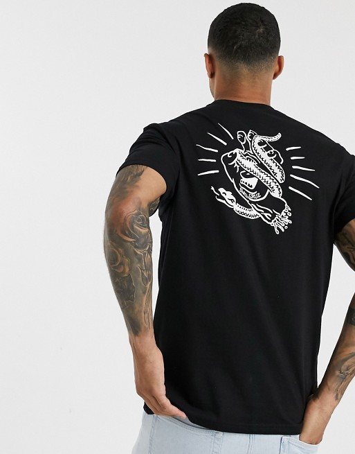 Santa Cruz Snake Bite t-shirt in black