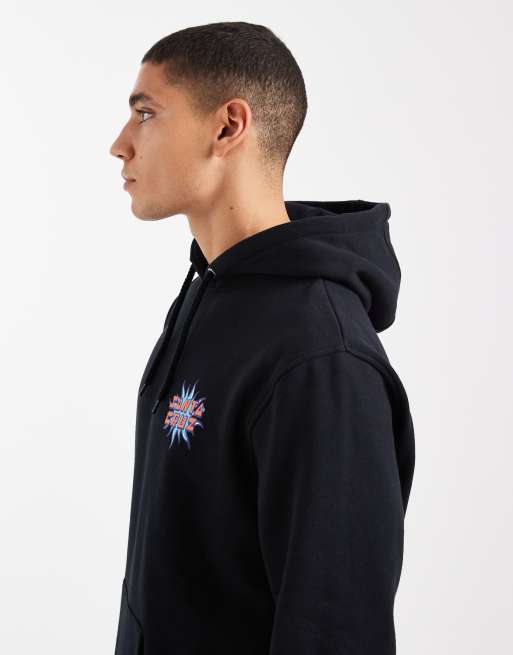 Santa Cruz - Sol Tripper - Sweat à capuche avec logo et motif au dos - Noir, 5 de 5