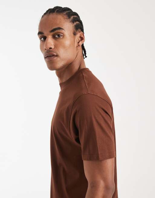Santa Cruz stamped front graphic t-shirt in brown, 4 of 5