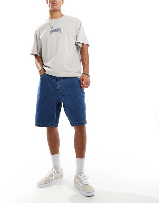 Santa Cruz - Store denimshorts i klassisk blå, 5 af 5