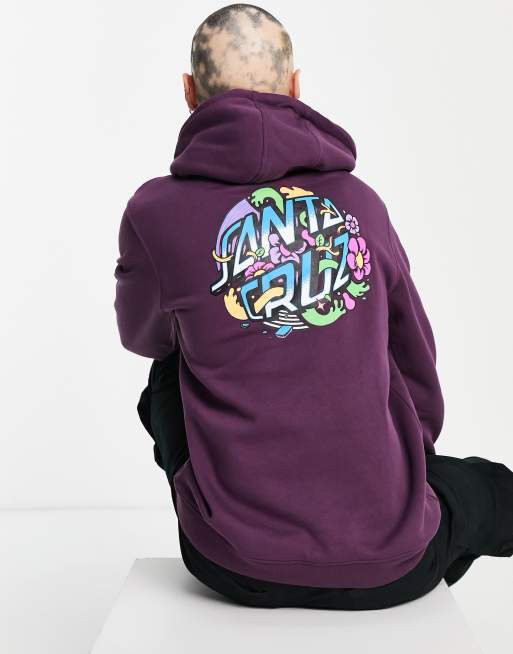 Purple santa store cruz hoodie