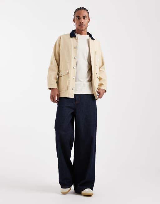 Santa Cruz strike chore jacket in beige, 2 of 5