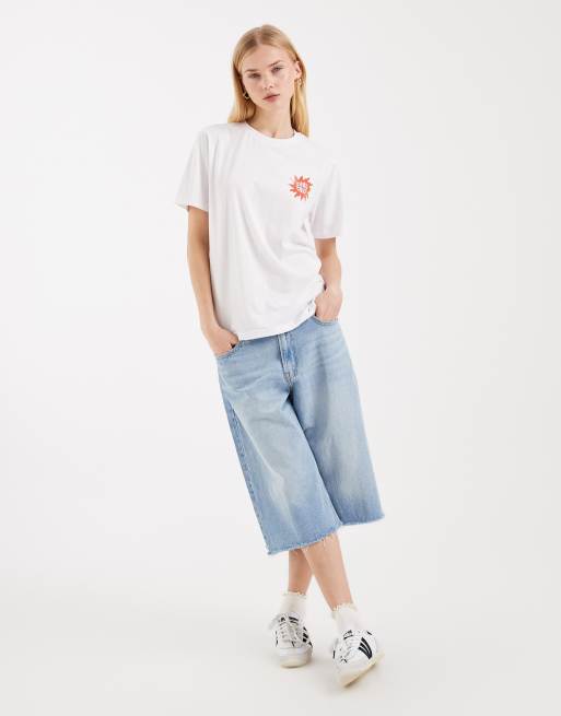 Santa Cruz sun daze graphic t-shirt in white, 2 of 4