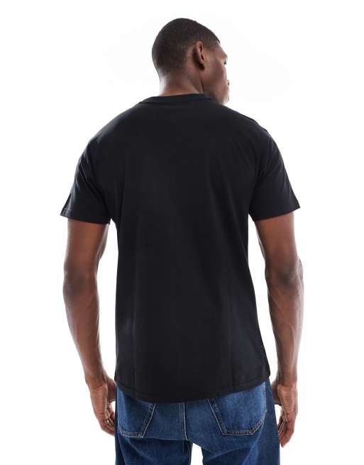 Santa Cruz – Svart, regular t-shirt med tryck med handlogga, 4 av 5