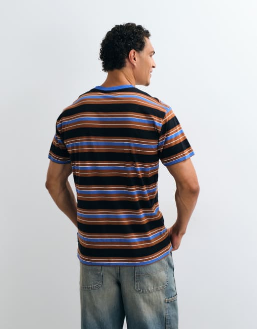Santa Cruz t-shirt à manches courtes à rayures derby multicolore, 4 de 5