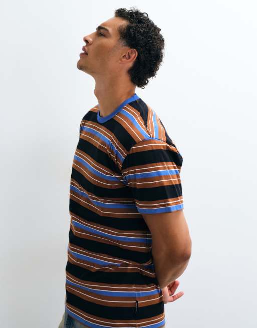 Santa Cruz t-shirt à manches courtes à rayures derby multicolore, 5 de 5