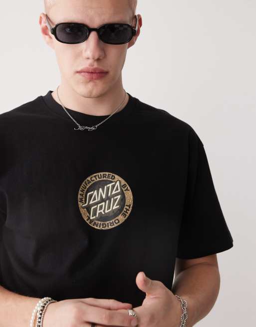 Santa Cruz - T-shirt à petit logo - Noir, 3 de 4