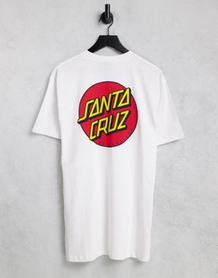 T-shirts et débardeurs Santa Cruz - T-shirt classique à pois - Blanc