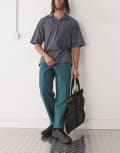 [Santa Cruz] Santa Cruz Tab elasticated pants in teal-Green W28 Teal