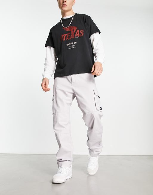 Santa Cruz - Tactics Pants - Broek in lichtgrijs