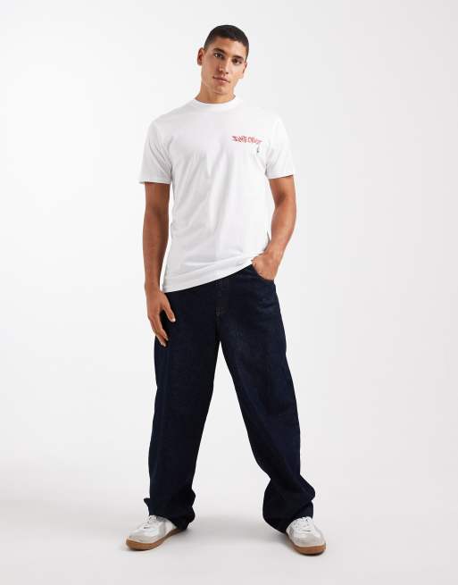 Santa Cruz - Torch Bones - T-shirt à logo avec imprimé au dos - Blanc, 3 de 5
