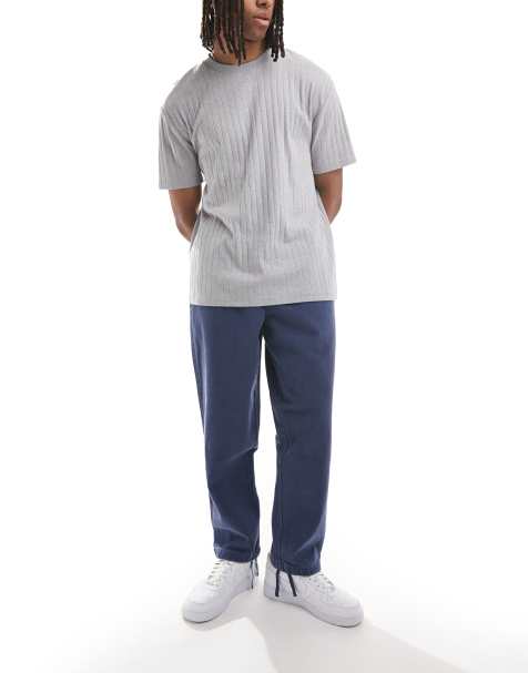 Santa Cruz Unite relaxed fit elasticated pants in navy - view 1