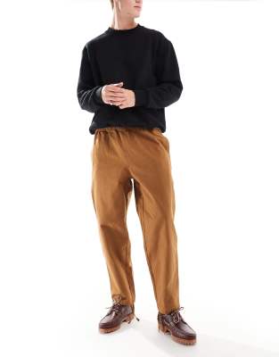 Santa Cruz Santa Cruz unite relaxed fit trousers in brown