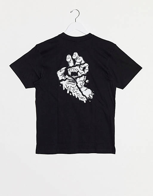 Santa Cruz Universal Hand t-shirt in black | ASOS