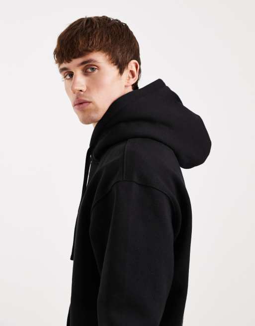 Santa Cruz vertigo logo back graphic hoodie in black, 4 of 5