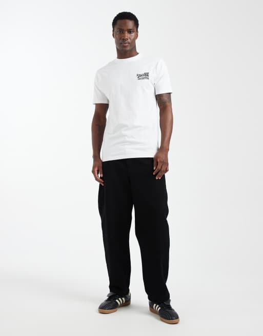 Santa Cruz – Vit t-shirt med handtryck baktill, 2 av 5