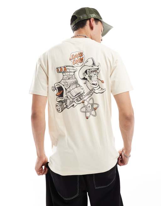 Santa Cruz – Wooten Fever Dream – Beżowy T-shirt z nadrukiem
