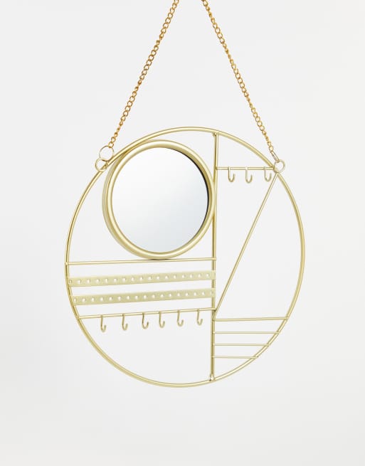 Sass and Belle - Gouden sieradenhanger met spiegel