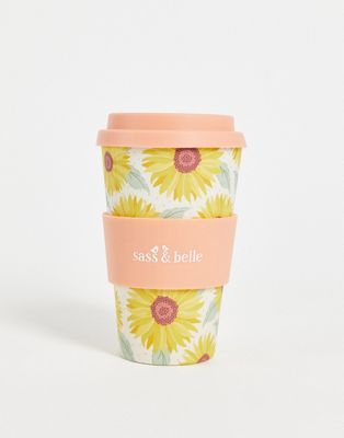 Sass and Belle reuseable sunflower cup