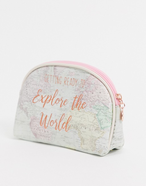 Sass and Belle world explorer cosmetic bag