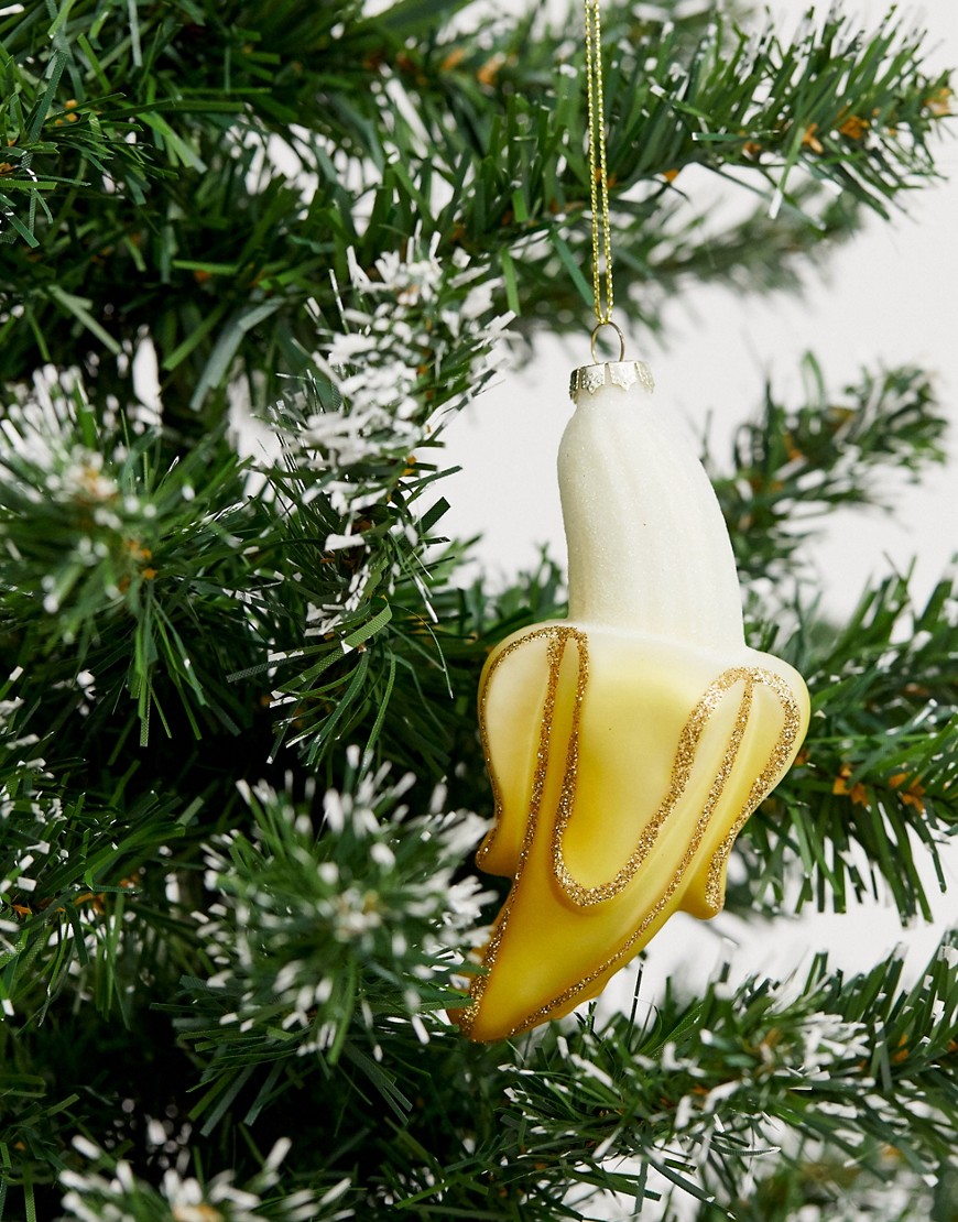 Sass & Belle banana Christmas decoration-Multi